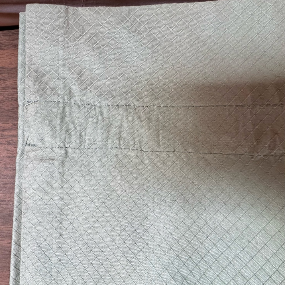 Custom Valance Curtain. Seafoam Green